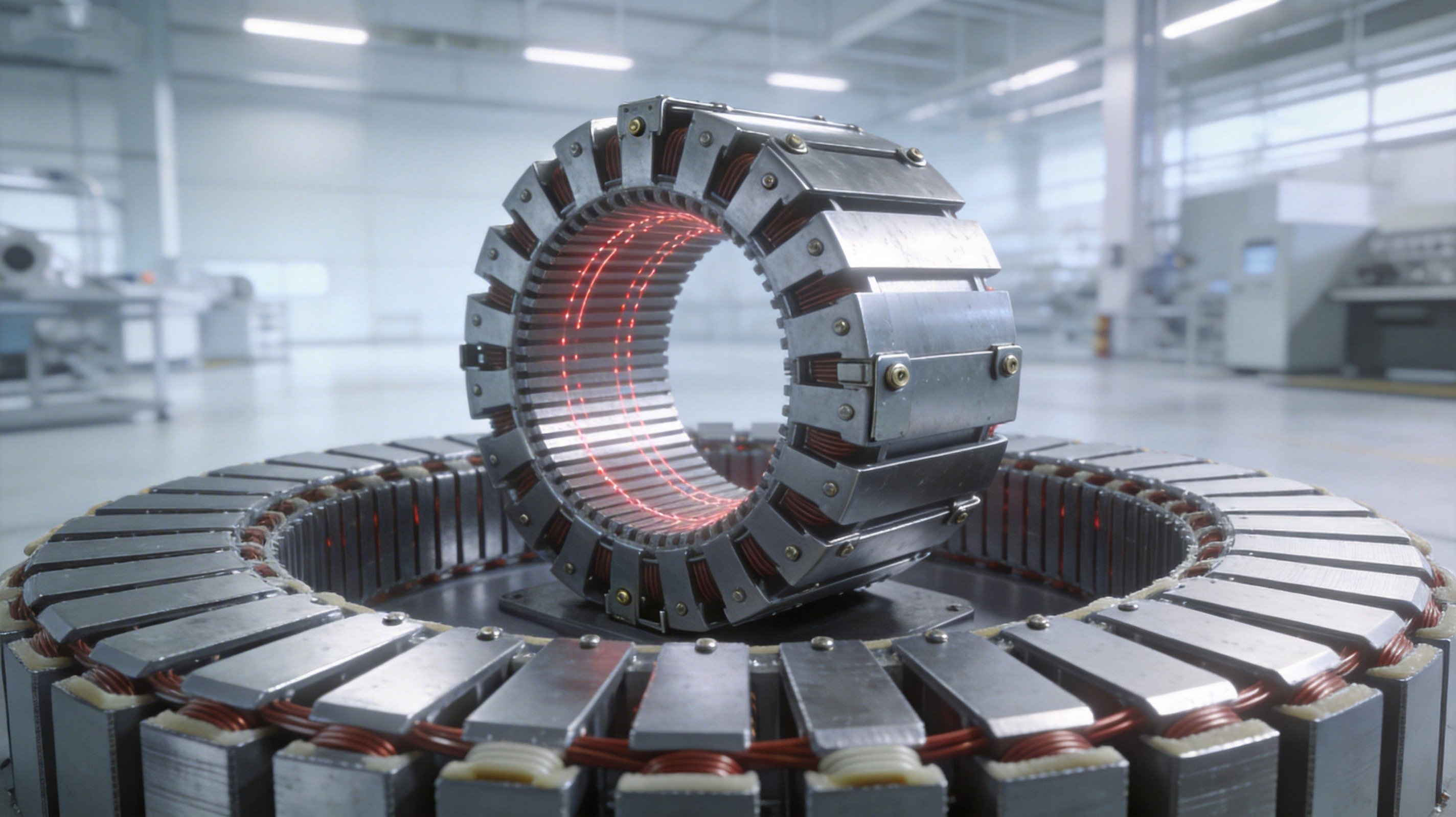 Motor iron core