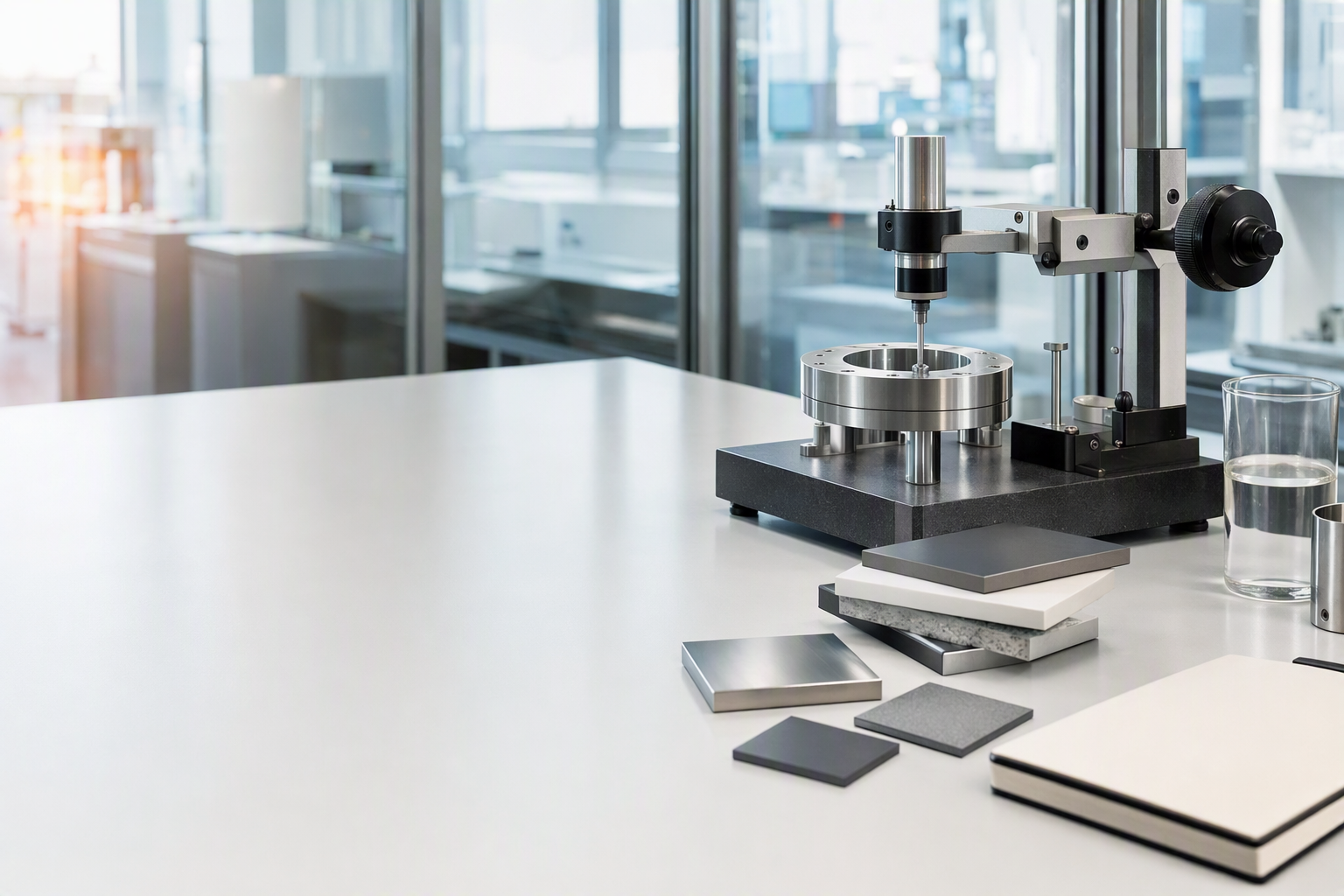 Precision industrial material inspection workstation